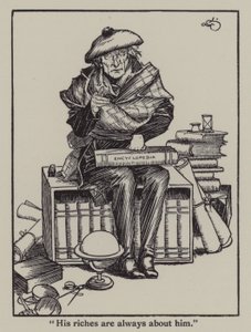 Kuvitus Charles Lambin teokseen The Essays of Elia (litho) tekijältä A. Garth Jones