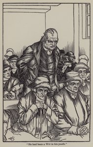 Kuvitus Charles Lambin teokseen The Essays of Elia (litho) tekijältä A. Garth Jones