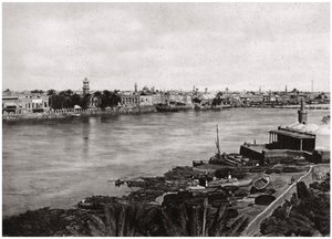 Moderni Bagdad, Kalifien kaupunki, Irak 1925 tekijältä A. Kerim