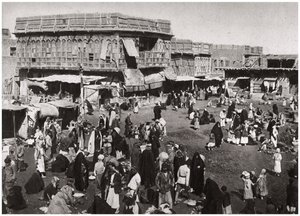 Market al Dijaj -markkinat, Basra, Irak, 1925.