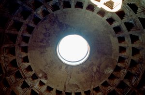 Pantheonin sisustus, Rooma, Italia