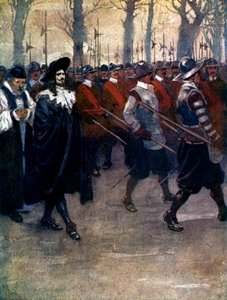 Kaarle Kuningas käveli viimeisen kerran Lontoon kaduilla, 1649, 1905.