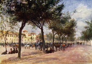 Granada, markkinat ja mustalaismessut Triunfossa (värilitho)