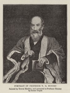 Professori T G Bonneyn muotokuva