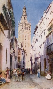Sevilla, Giralda (väri litho)