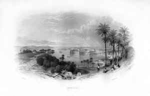 Bombay, Intia, 1800-luku.