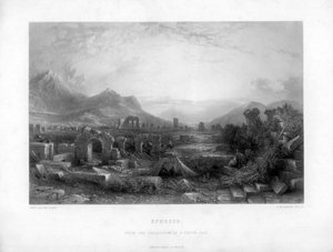 Efesos, Turkki, 1800-luku.