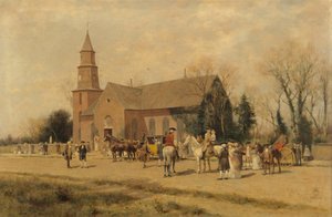 Old Bruton Church, Williamsburg, Virginia, Lord Dunmoren aikana, 1893. tekijältä A. Wordsworth Thompson