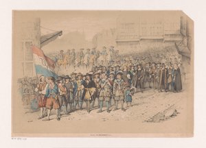 Historiallinen kulkue V.O.C. tekijältä A. van Groeneveldt