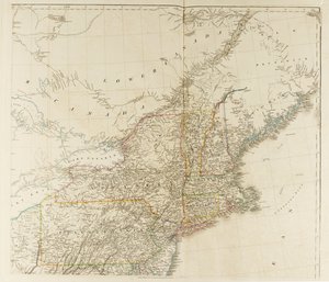 Pohjois-Amerikan yhdysvaltojen kartta