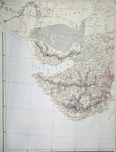 Länsi-Intian kartta, 1816