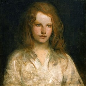 Margaret MacKittrick, n. 1903 (öljy kankaalle) tekijältä Abbott Handerson Thayer
