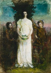 Lapseni (Mary, Gerald ja Gladys Thayer). tekijältä Abbott Handerson Thayer