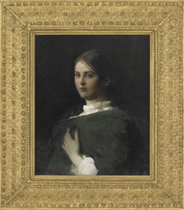 Taiteilijan vanhimman tyttären muotokuva, 1893-94 tekijältä Abbott Handerson Thayer