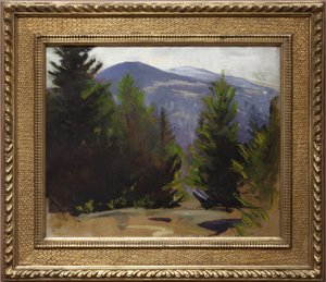 Luonnos Monadnock-vuoresta, 1897 tekijältä Abbott Handerson Thayer