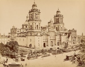 Vistas Mexicanas. Meksiko. Katedraali.