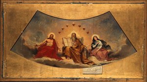 ranska: Le Père éternel, le Christ et la Vierge