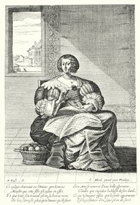 Kirjoja (kaiverrus) tekijältä Abraham (after) Bosse