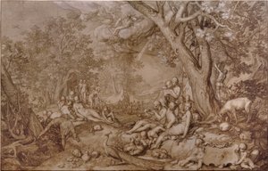 Kultainen ikä tekijältä Abraham Bloemaert