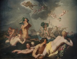 Neptunuksen voitto tekijältä Abraham Bloemaert