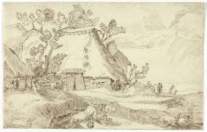 Maatila katettujen kattojen alla tekijältä Abraham Bloemaert