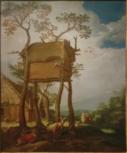 Maisema Tobiaksen ja enkelin kanssa tekijältä Abraham Bloemaert