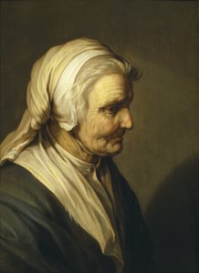 Vanha nainen, 1635 tekijältä Abraham Bloemaert