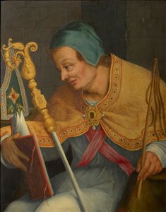 Pyhä Ambrose, Milanon arkkipiispa. tekijältä Abraham Bloemaert