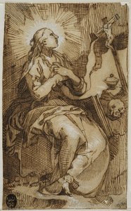 Pyhä Maria Magdaleena tekijältä Abraham Bloemaert