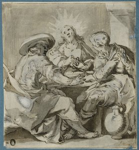 Ehtoollinen Emmauksessa tekijältä Abraham Bloemaert