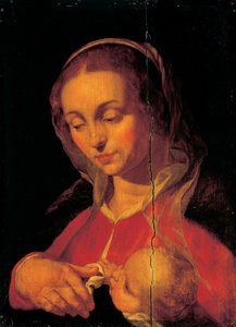 Neitsyt ja lapsi tekijältä Abraham Bloemaert