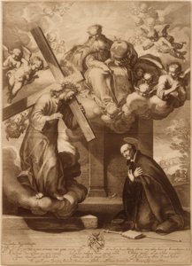 Ignatius Loyolalaisen visio La Stortassa tekijältä Abraham Bloemaert