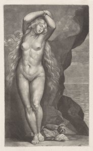 Andromeda kahlittuina kallioon