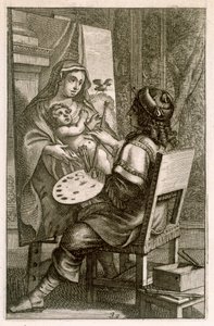 Artist at Work, "Recueil de Figures...", pub. Pariisi, 1737 tekijältä Abraham Bosse