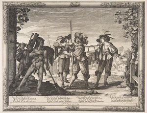 Charivari, K. 1633. tekijältä Abraham Bosse