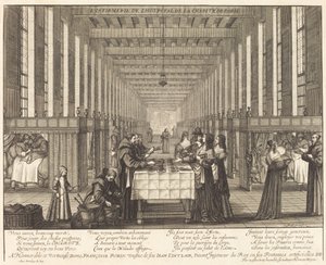 Hospital de la Charite de Parisin sairaala tekijältä Abraham Bosse