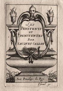 The Penitents: Frontispiece tekijältä Abraham Bosse