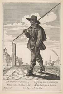 Nuohooja, 1600-luvun puolivälistä loppupuolelle. tekijältä Abraham Bosse