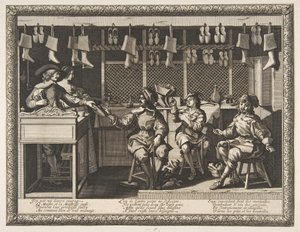 Suutarit Le Savetier, n. 1632-33. tekijältä Abraham Bosse
