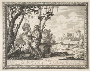 Tuhlaajapoika vartioi sikoja Tuhlaajapoika vartioi sikoja, n. 1636. tekijältä Abraham Bosse