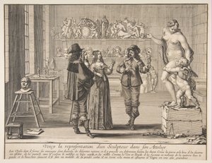 Kuvanveistäjä, 1642. tekijältä Abraham Bosse