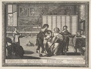 Kirurgi La Saignée, 1632. tekijältä Abraham Bosse