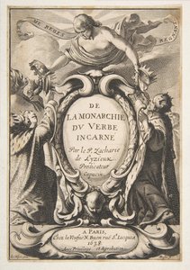 Nimilehti: Inkarnoituneen sanan monarkiasta, 1638. tekijältä Abraham Bosse