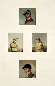 Jockeys-tutkimukset (öljy kankaalle) tekijältä Abraham Cooper