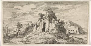 Maisema portin raunioilla