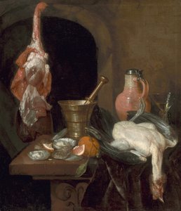 Valmistelut ateriaa varten, 1664