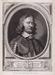 Sir Hugh Cartwright, englantilainen sisällissodan rojaltisotilas (kaiverrus)