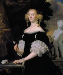 Naisen muotokuva, 1670. tekijältä Abraham Lambert Jacobsz Tempel van den