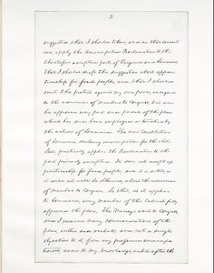 Nimikirjoituskäsikirjoitus Lincolnin viimeisestä puheesta presidenttinä, joka pidettiin Washintonissa, D. C.:ssa, Valkoisen talon ikkunasta iltana 11. huhtikuuta 1865