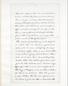 Nimikirjoituskäsikirjoitus Lincolnin viimeisestä puheesta presidenttinä, joka pidettiin Washintonissa, D. C.:ssa, Valkoisen talon ikkunasta iltana 11. huhtikuuta